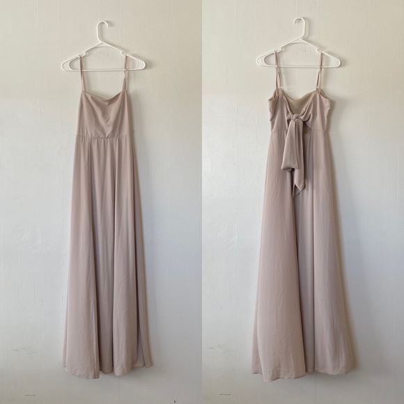 Show Me Your Mumu Lauren Tie Maxi Bridesmaids Dress - Picture 4 of 12